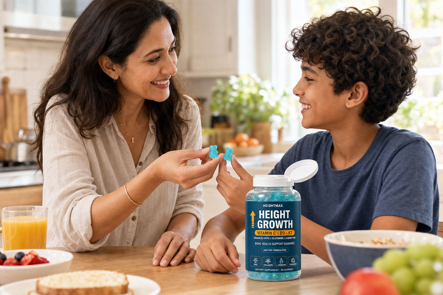 Kids need three nutrients to grow